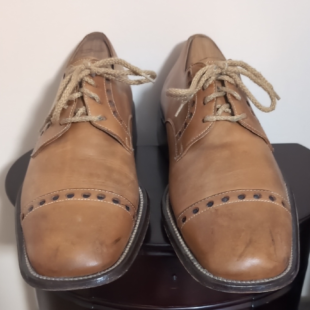 Zenith Brown Leather Oxfords